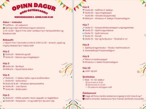 opinn dagur 2025